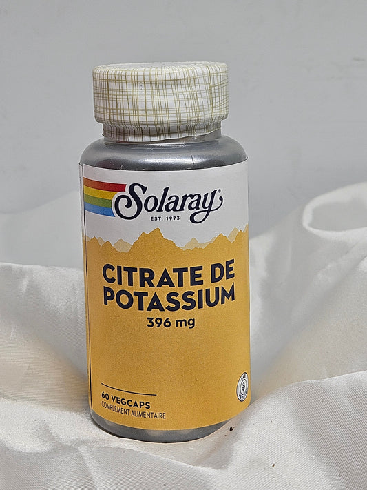Citrate de Potassium 60 gélules Solaray La farigoule mille et une plante