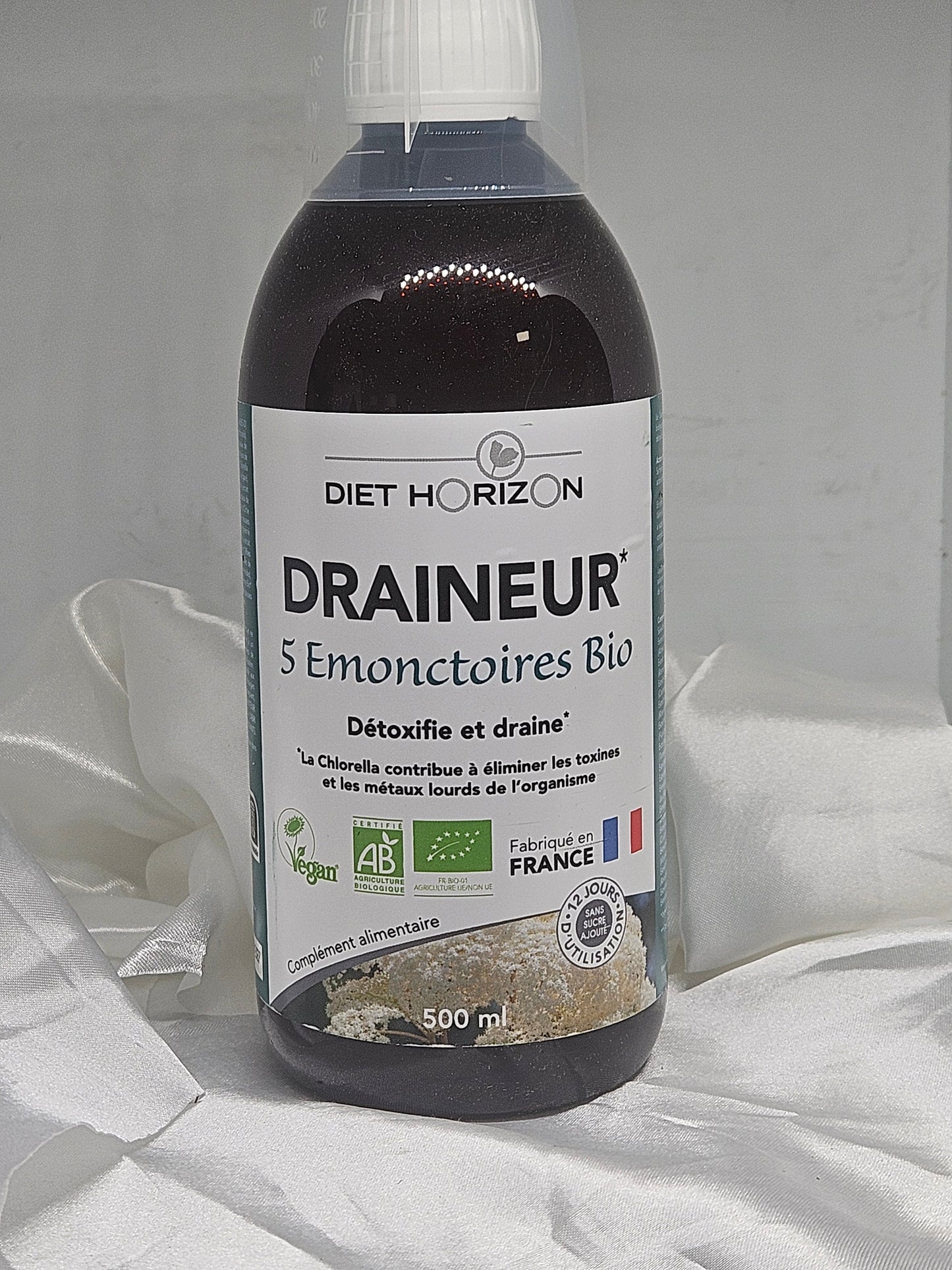 Draineur 5 emonctoires bio 500 ml diet horizon La farigoule mille et une plante