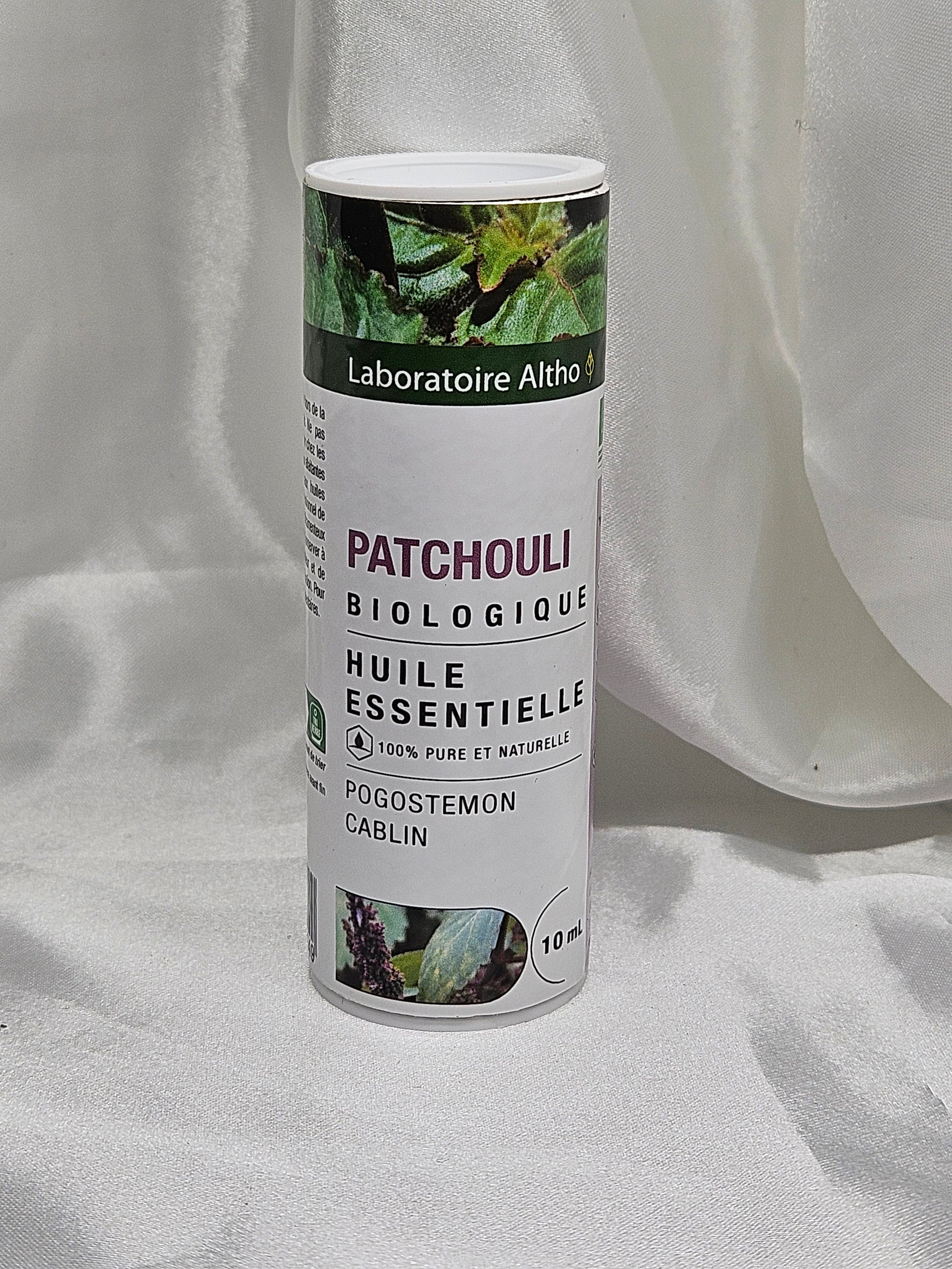 Huile essentielle patchouli 10 ml laboratoire altho La farigoule mille et une plante