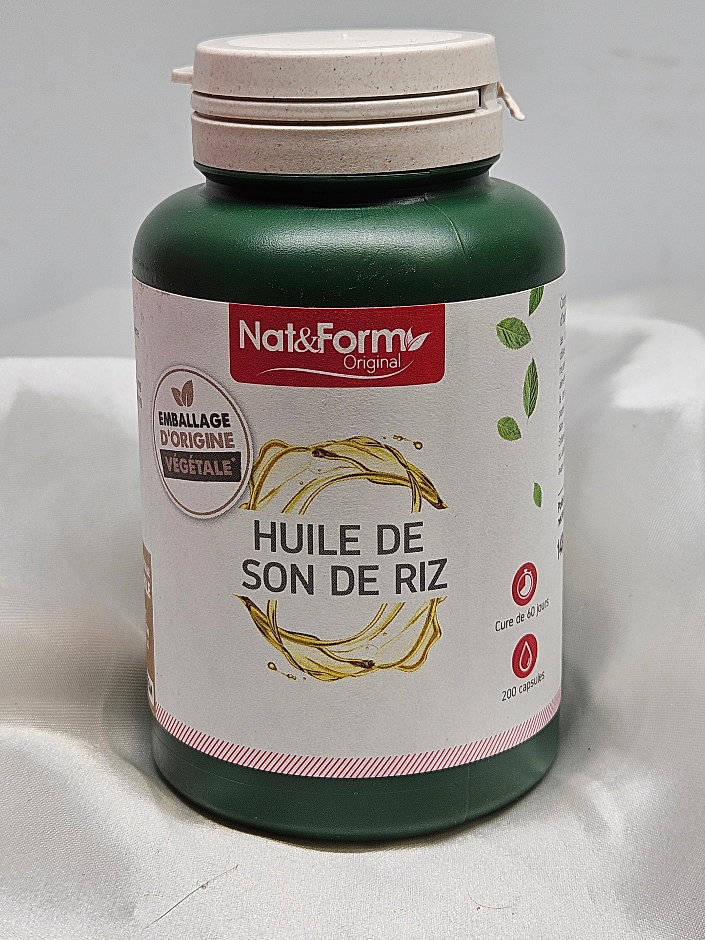 Huile son de riz 200 gélules Nat et form La farigoule mille et une plante