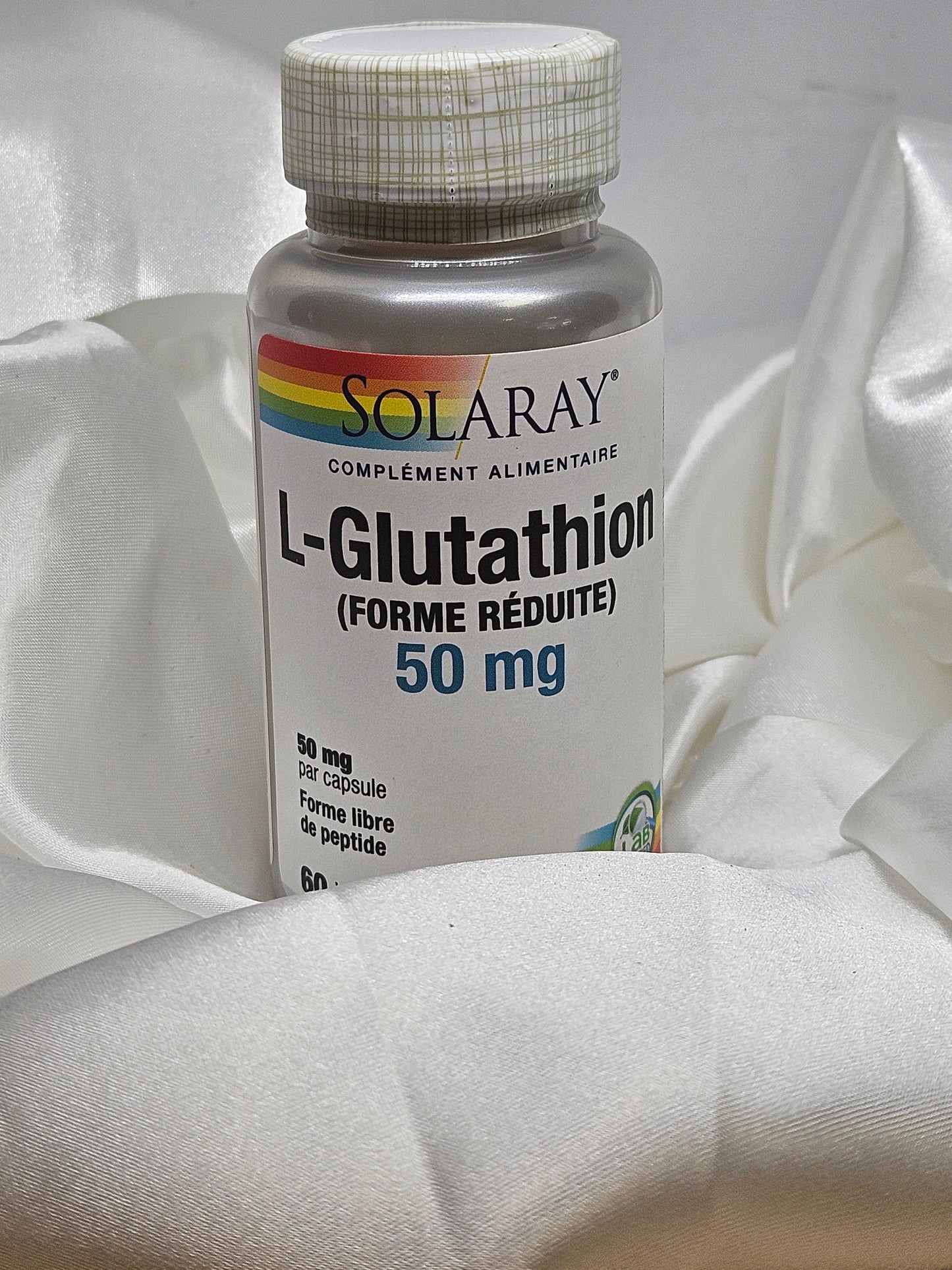 L glutation 60 comprimés solaray