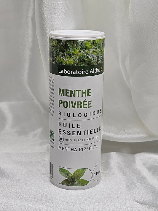 Huile essentielle menthe poivrée 10 ml laboratoire altho La farigoule mille et une plante