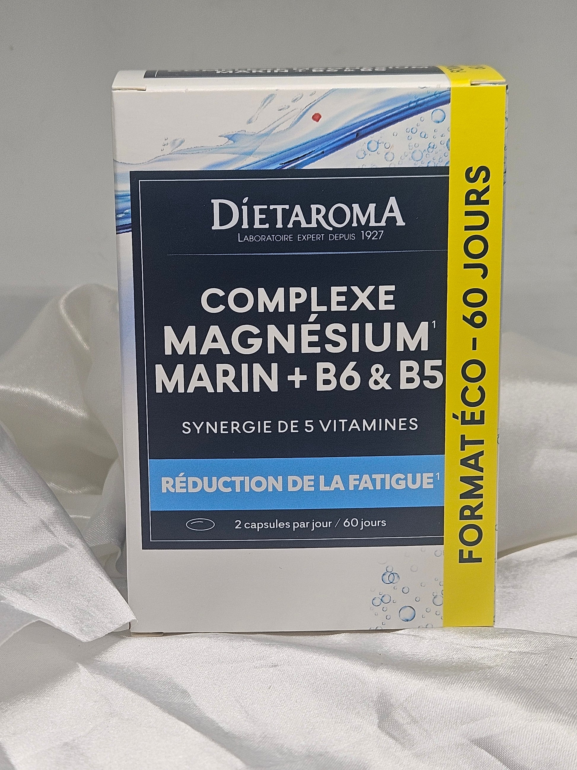 Magnesium marin + B6 et B5 120 gélules Dietaroma La farigoule mille et une plante