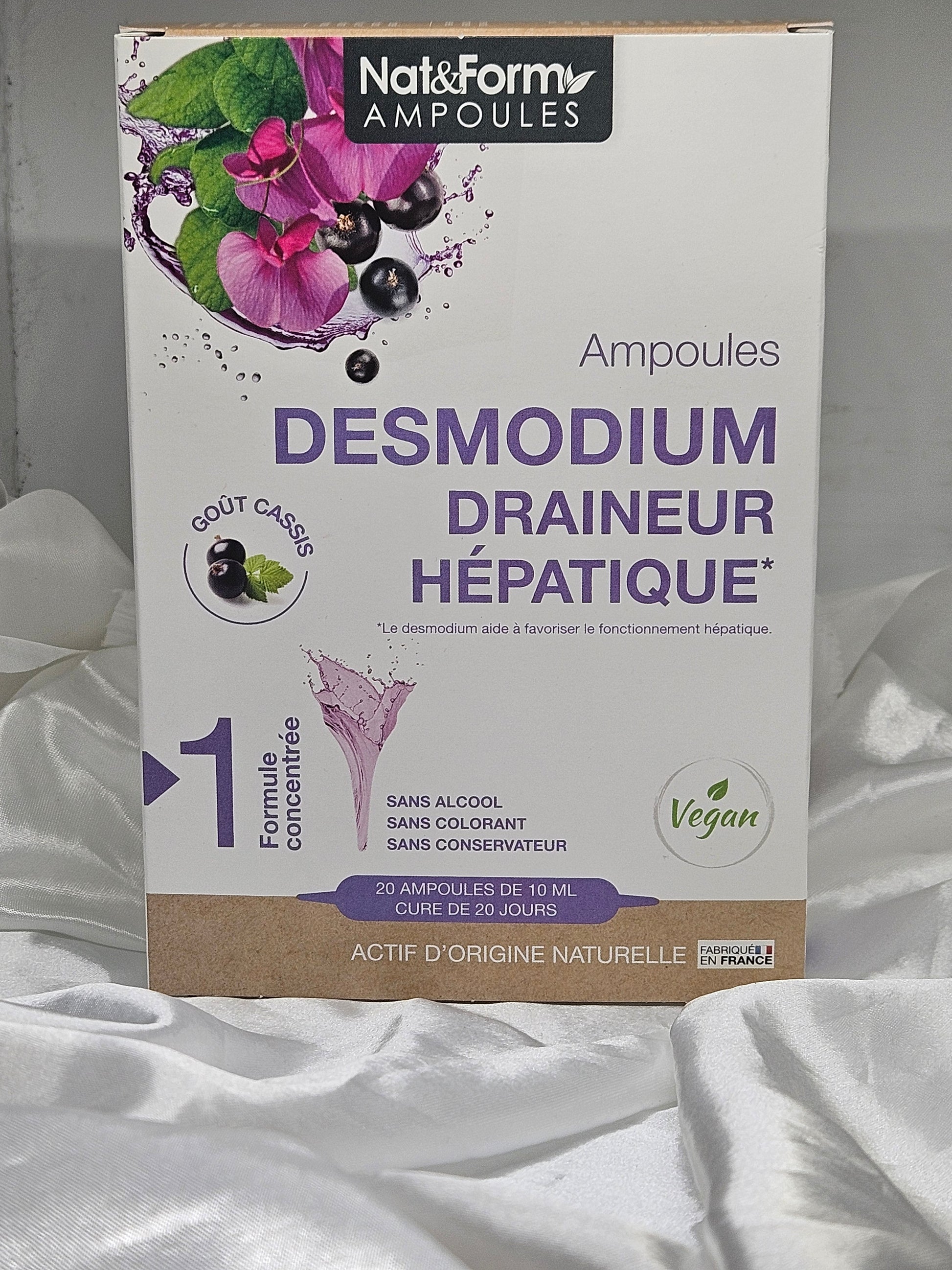 Desmodium 20 ampoules nat et form La farigoule mille et une plante