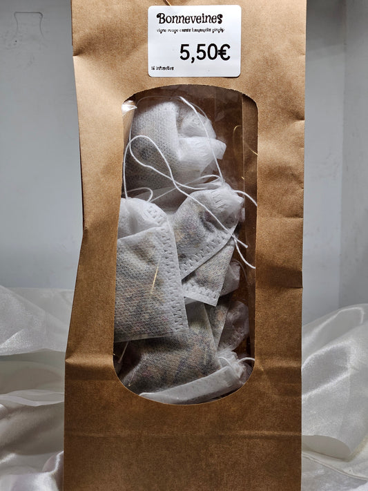 Infusettes bonneveines vigne rouge cassis hamamélis gingko 15 Infusettes