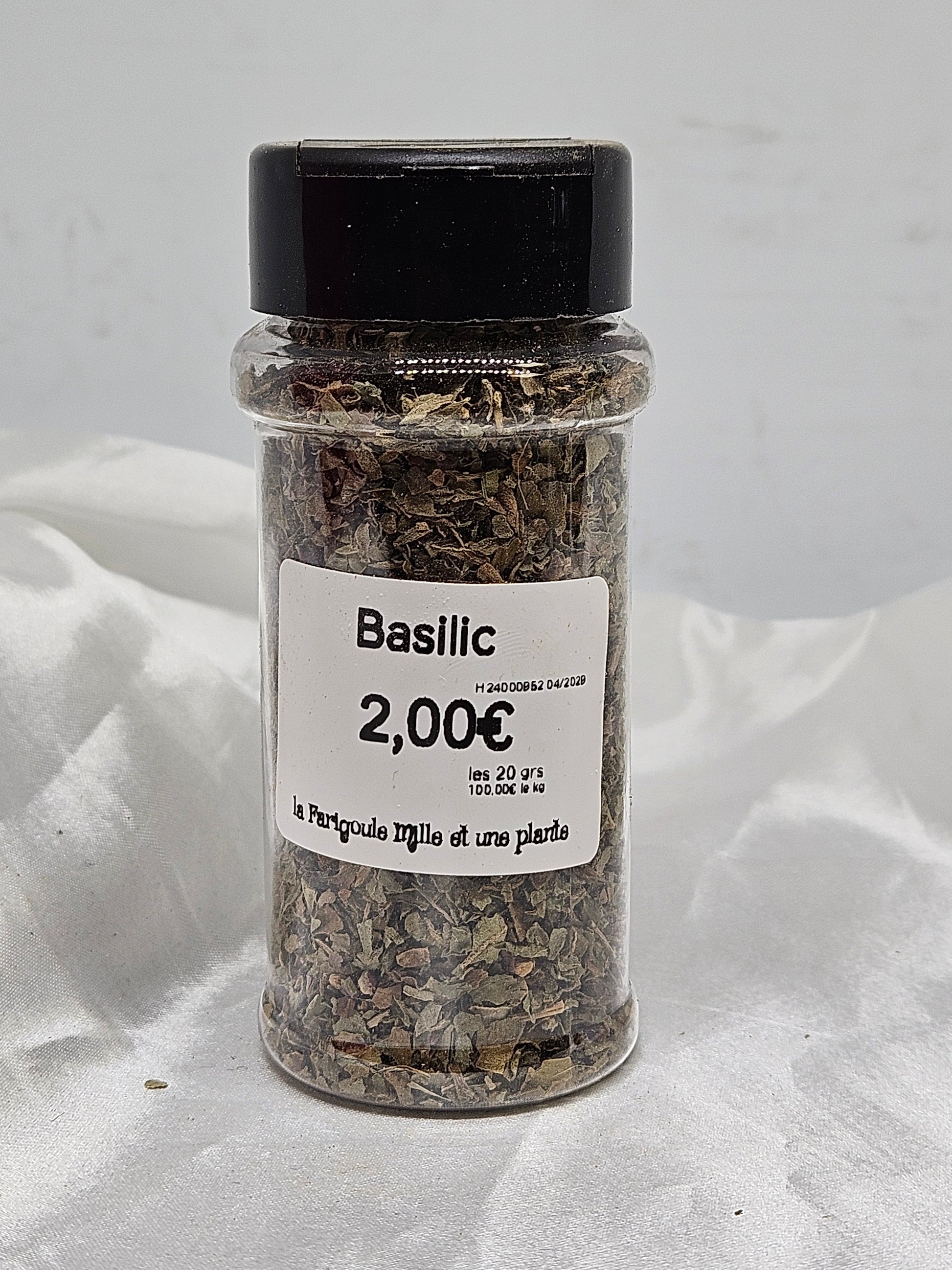 Basilic 20 grs La farigoule mille et une plante