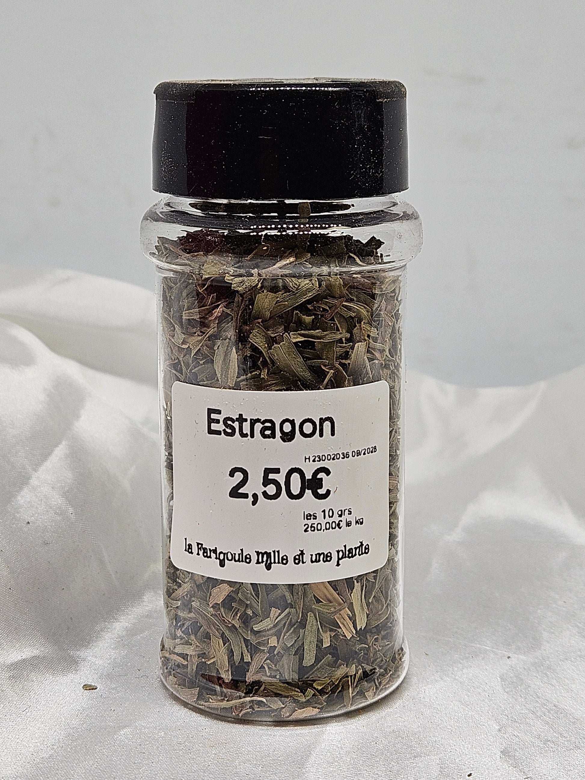 Estragon 10 grs feuille coupé ( artemisia dracunculus ) La farigoule mille et une plante