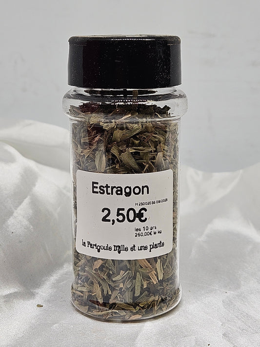 Estragon 10 grs feuille coupé ( artemisia dracunculus ) La farigoule mille et une plante