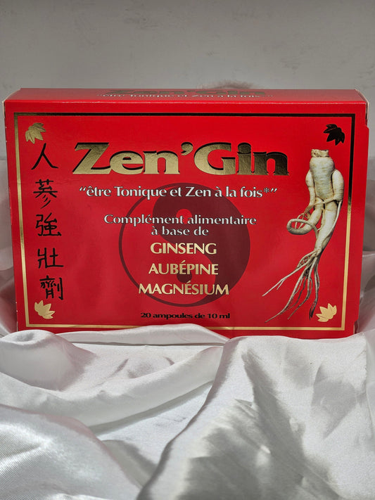 Zen'Gin "être tonique et zen à la fois " Nutrition concept La farigoule mille et une plante
