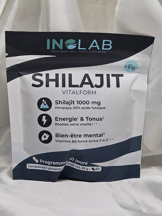 Shilajit 60 gélules Inolab - La farigoule mille et une plante