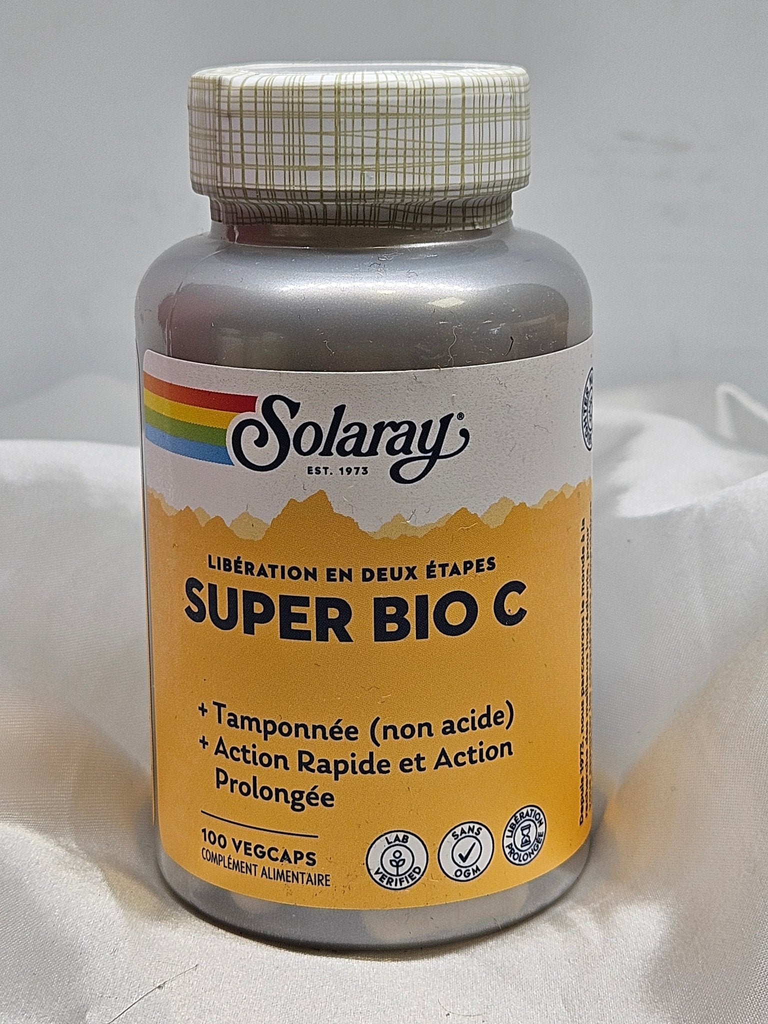 Super Bio C 100 comprimés solaray - La farigoule mille et une plante