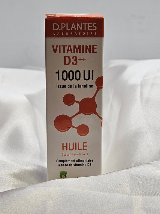 Vitamine D3 solution huileuse 1000 ui D.plante - La farigoule mille et une plante